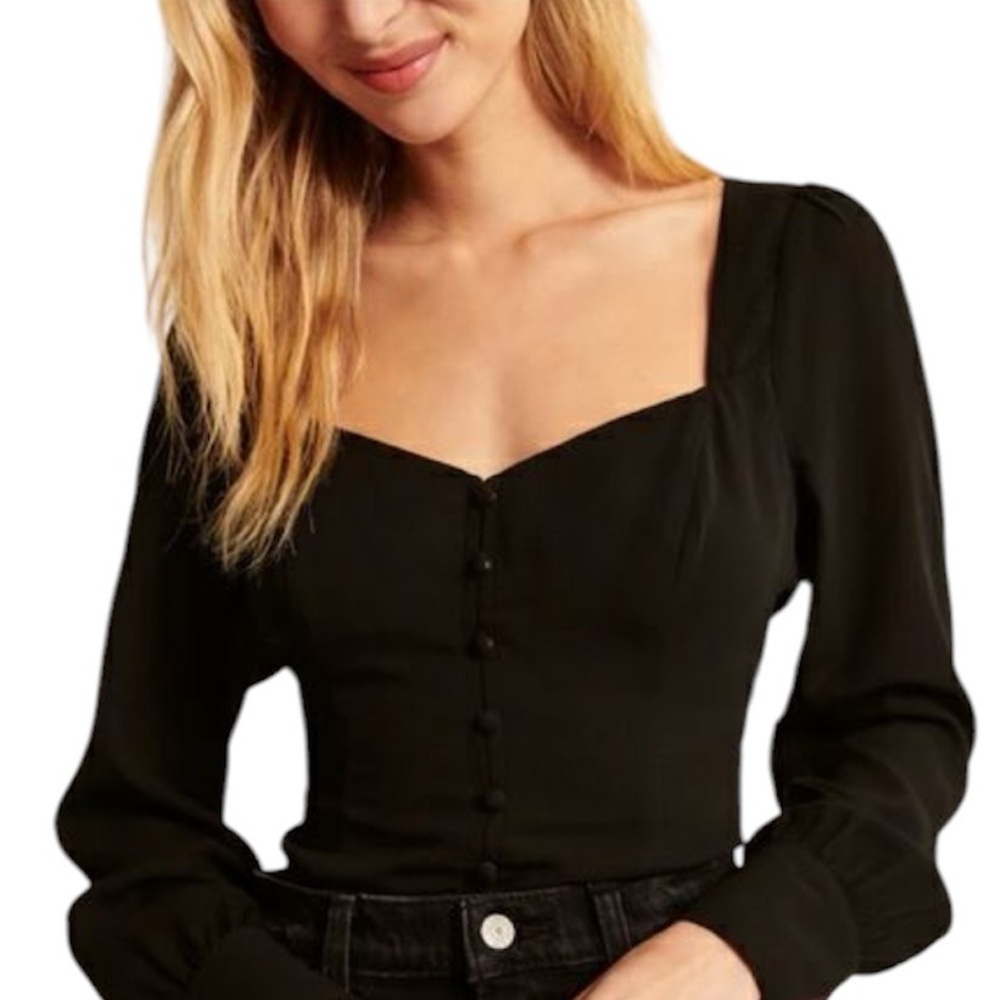 NWT Abercrombie Long Sleeve Blouse